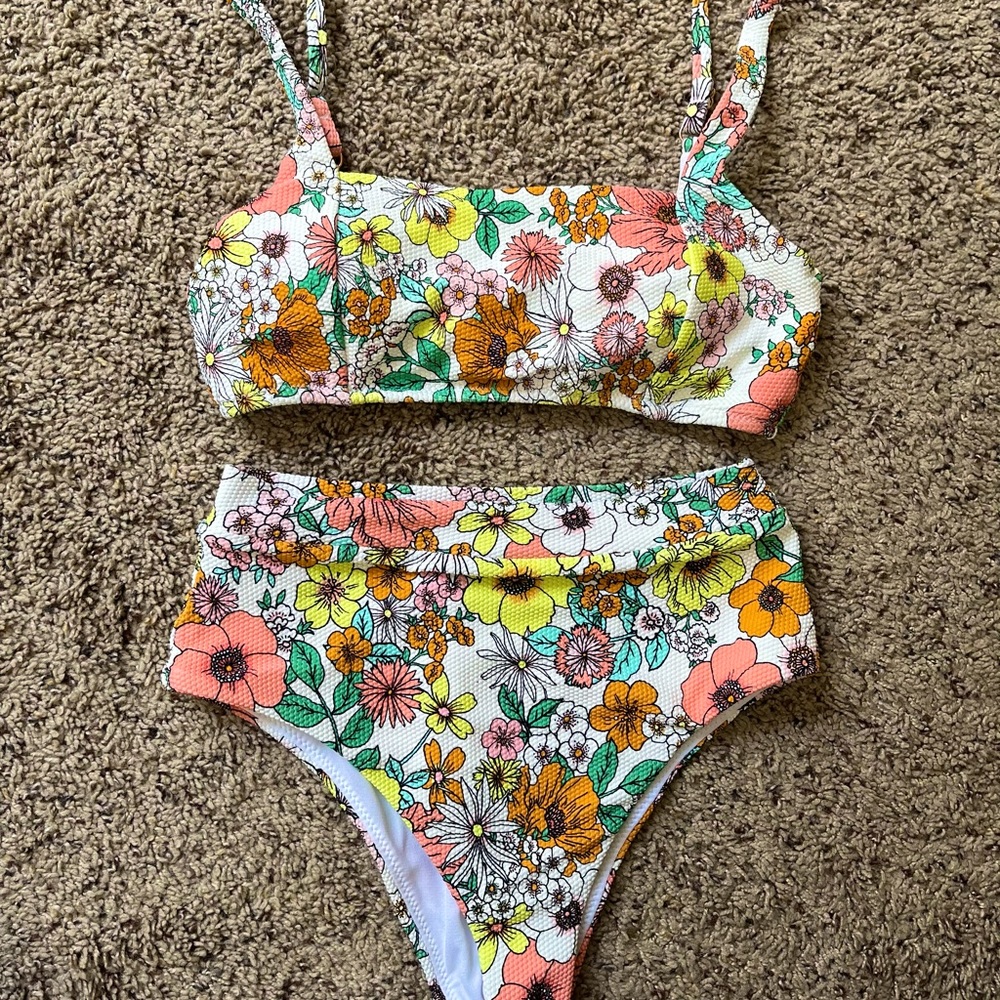 Raisins - Floral High Waisted Bikini